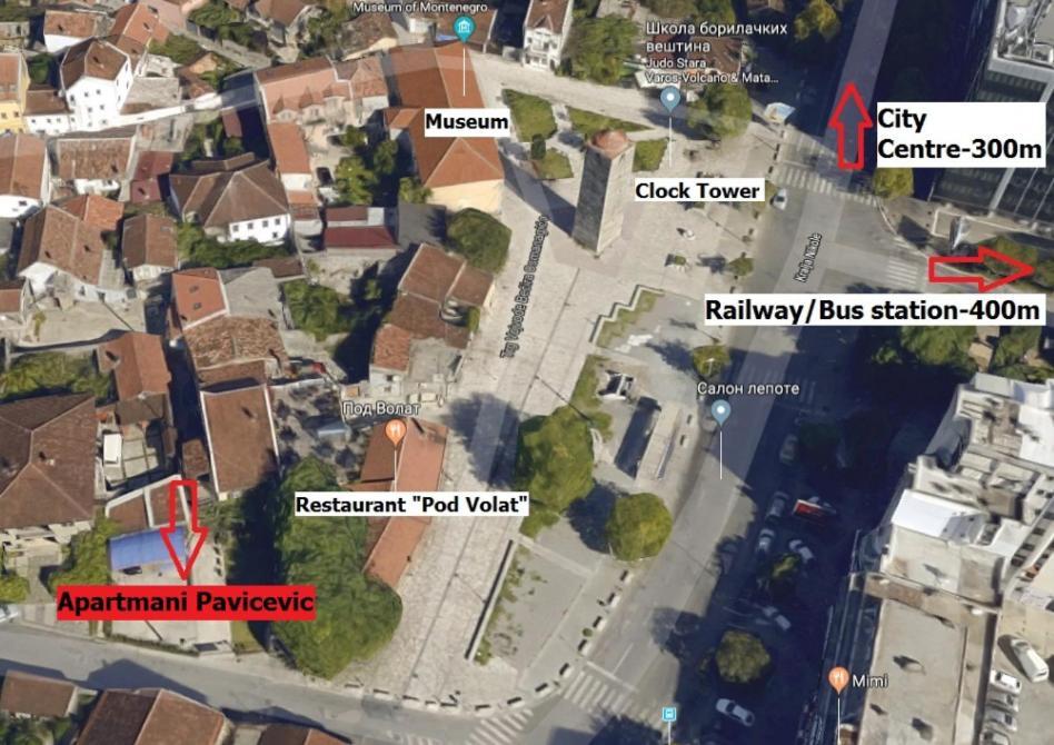 Apartmani Pavicevic بودغوريتْسا المظهر الخارجي الصورة
